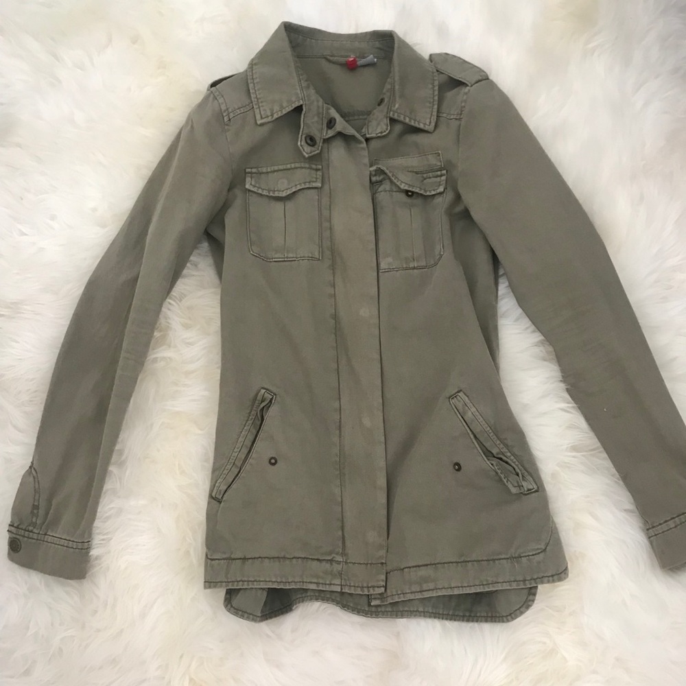 Army green jacket